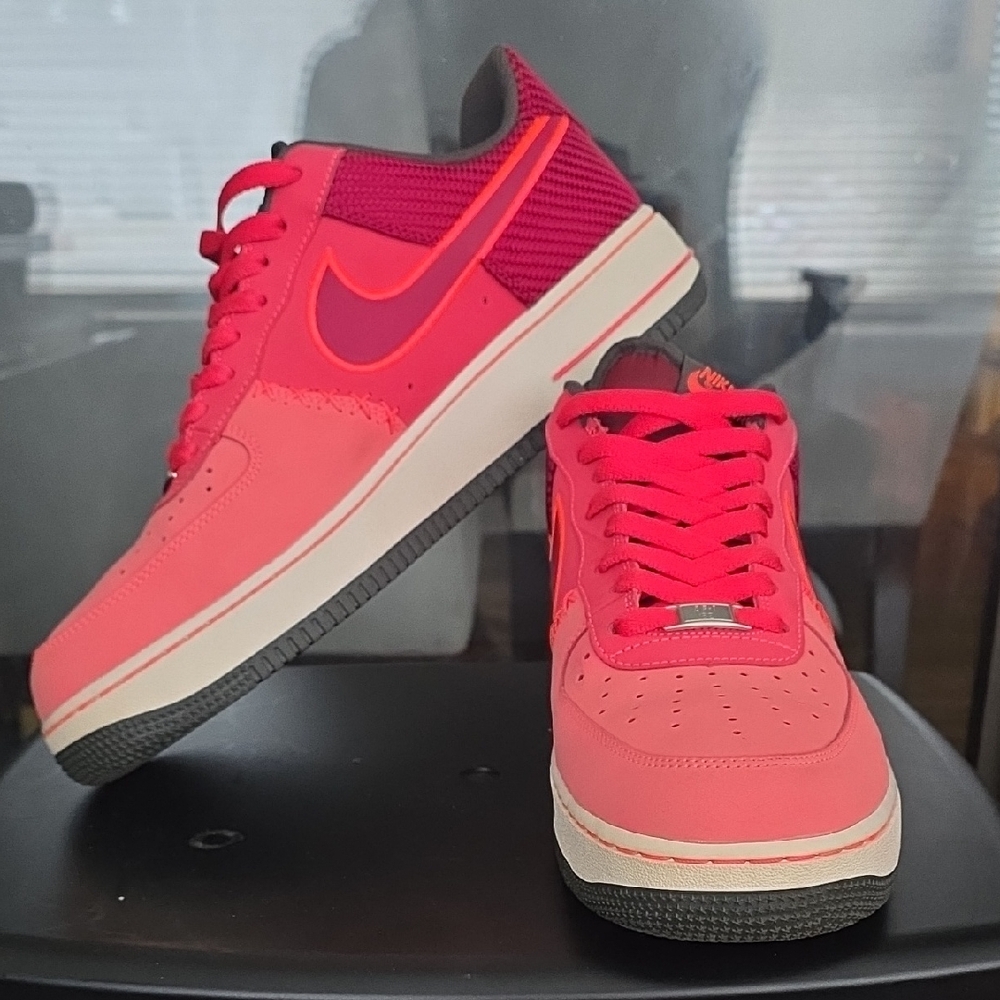 Nike Red and Pink Sneakers